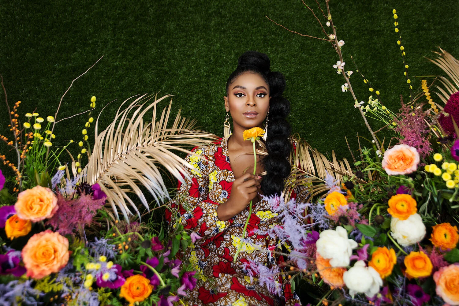 Tobore Oweh is a passionate and super talented floral designer, plus a model on the side