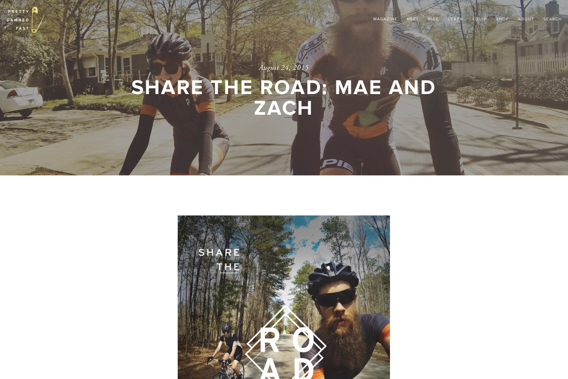 Pretty Damn Fast | Share the Road