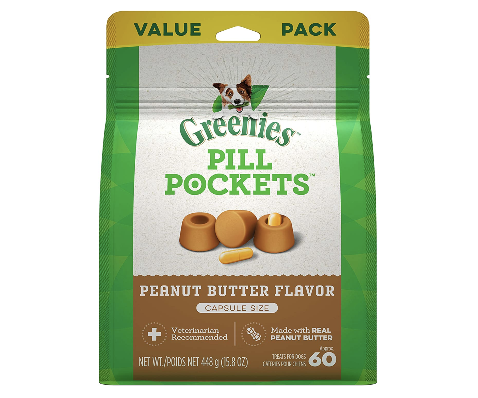 Pill Pockets (PB flavor is best)