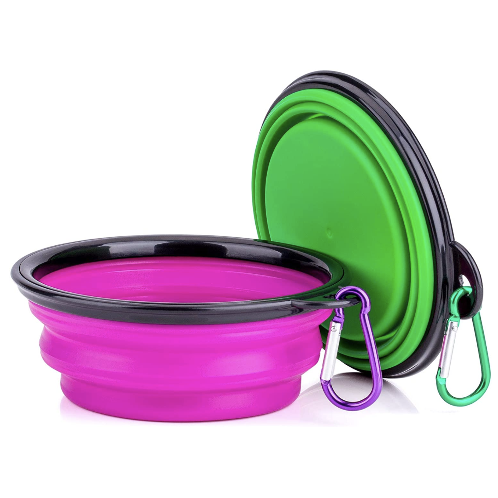 Portable Collapsible Silicone Pet Dog Bowl