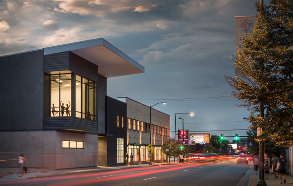 Colorado Ballet's new home, The Armstrong Center for Dance, located on Santa Fe Drive - Photo by David Lauer