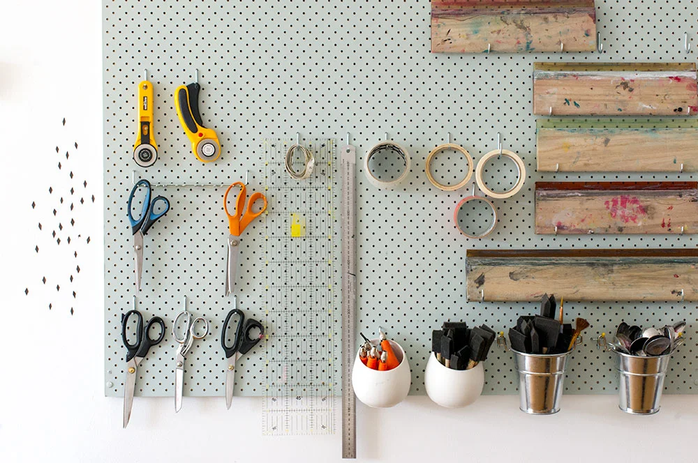 Pegboard excellence. Photo by Susan Fitzgerald.