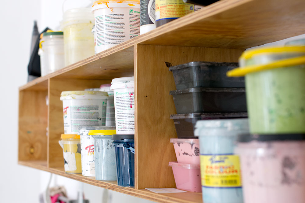 Lots of inks. Photo by Susan Fitzgerald.