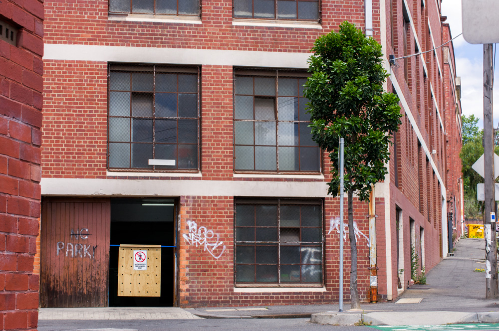 Studio door. Photo by Susan Fitzgerald.