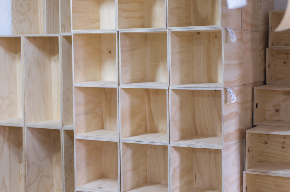 Crates! Photo by Susan Fitzgerald.