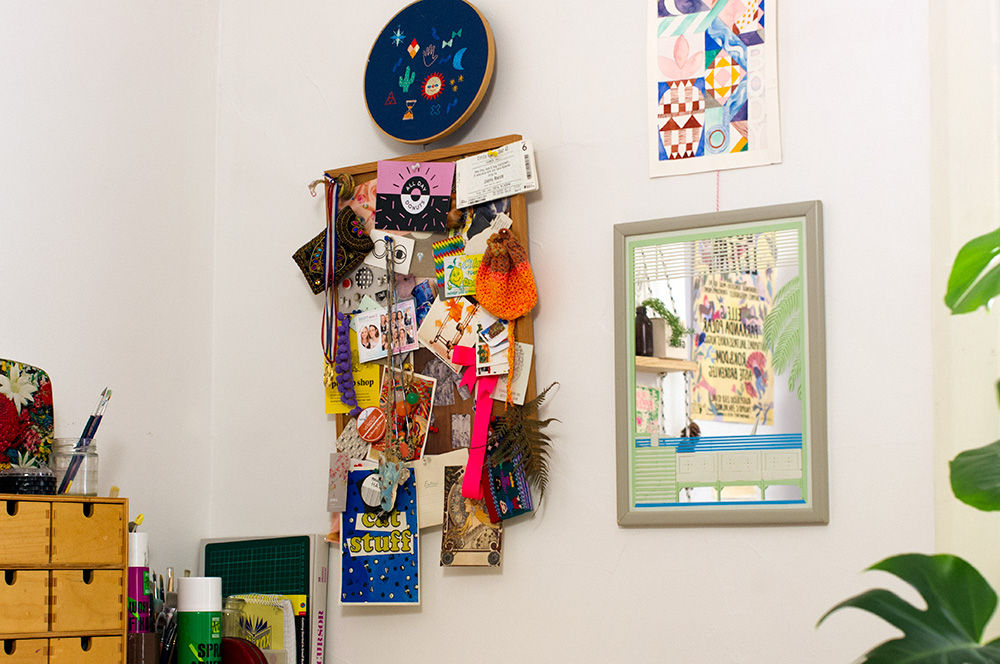 Pinboard inspiration. Scroll down for a pinboard close-up. Photo by Susan Fitzgerald.