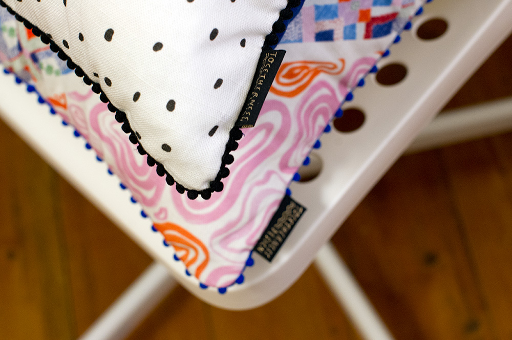 Some cushions stacked up. Available to buy here . Photo by Susan Fitzgerald.