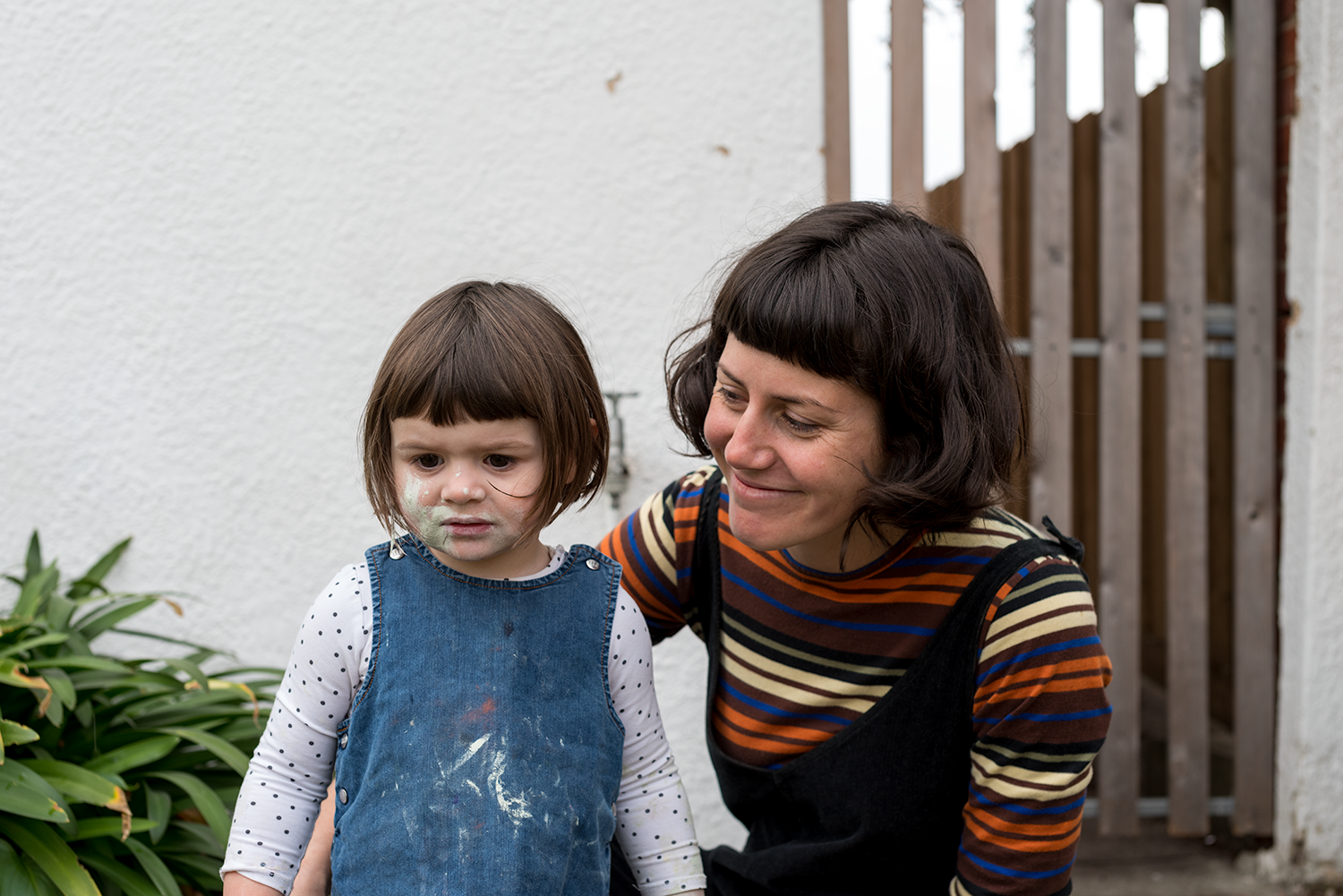 Claire and Freya, who got up to some mischief while we were distracted! Photo © Susan Fitzgerald 2017.