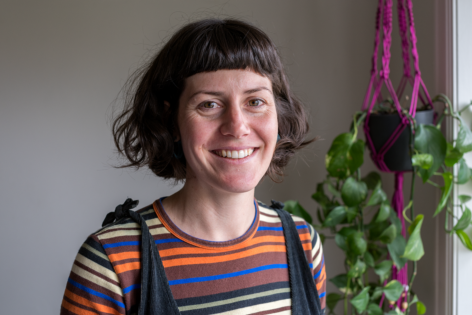 Claire Ritchie in her home studio. Photo © Susan Fitzgerald 2017.