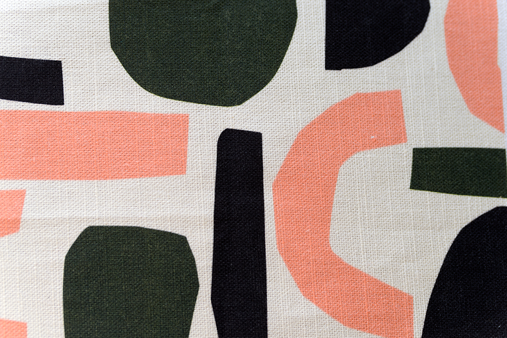 Digitally printed textiles! This is a sample I designed and had printed last year.