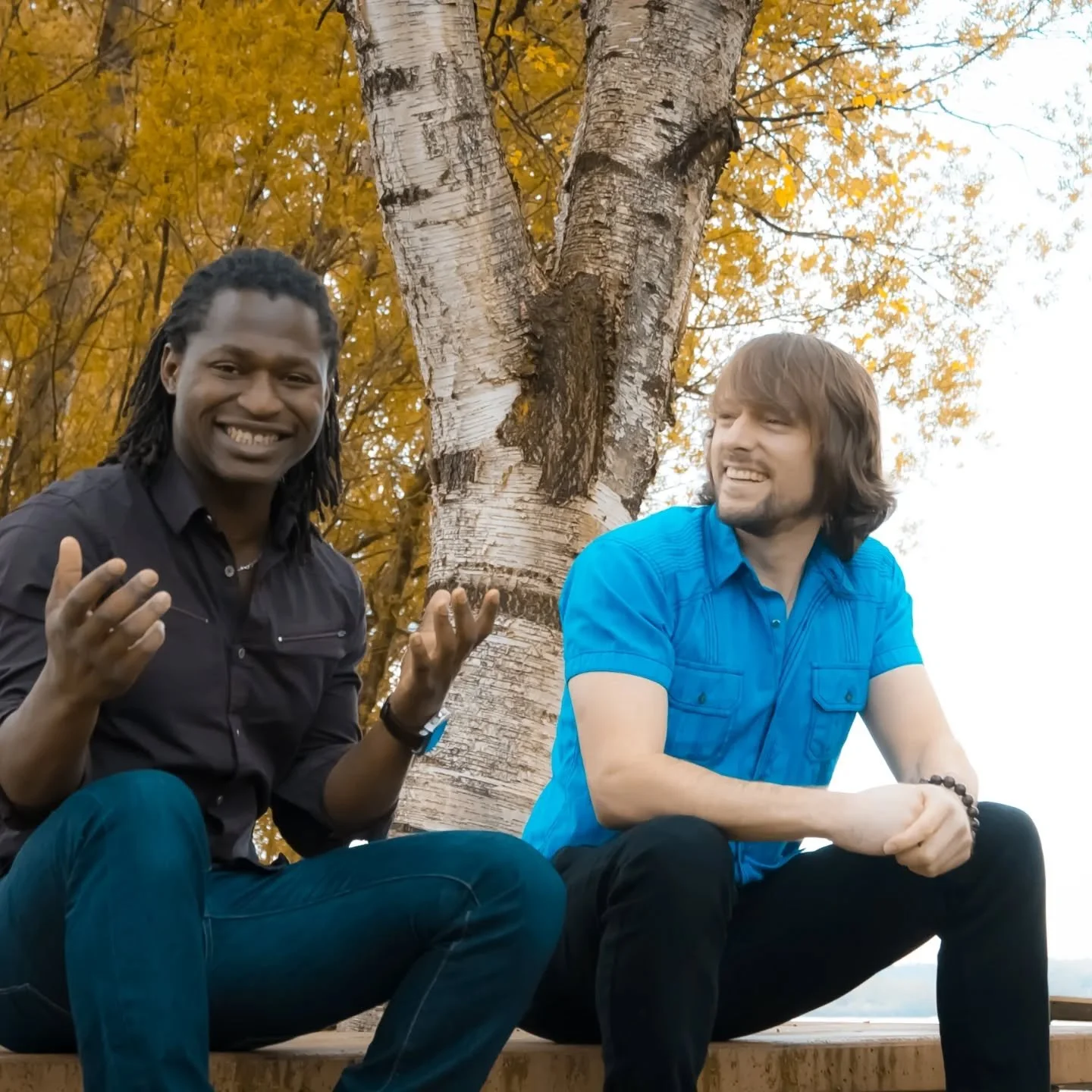 Happy birthday to founding member and band brother Courage Eigbike. We miss you bro you always had a way of keeping us on track and moving forward . I love this picture of the two of us as I counted on Courage to tell me  if I was being ridiculous I 