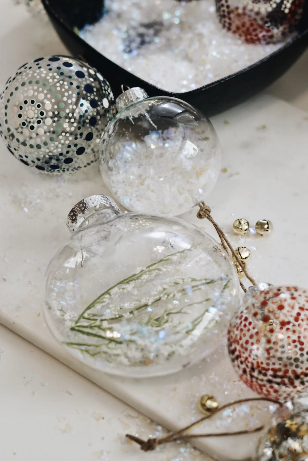 DIY | Hand Painted Dot Ornaments