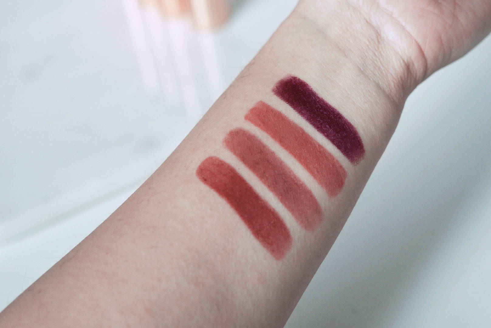 L - R | Bond Girl, Very Victoria, Pillow Talk, Glastonberry