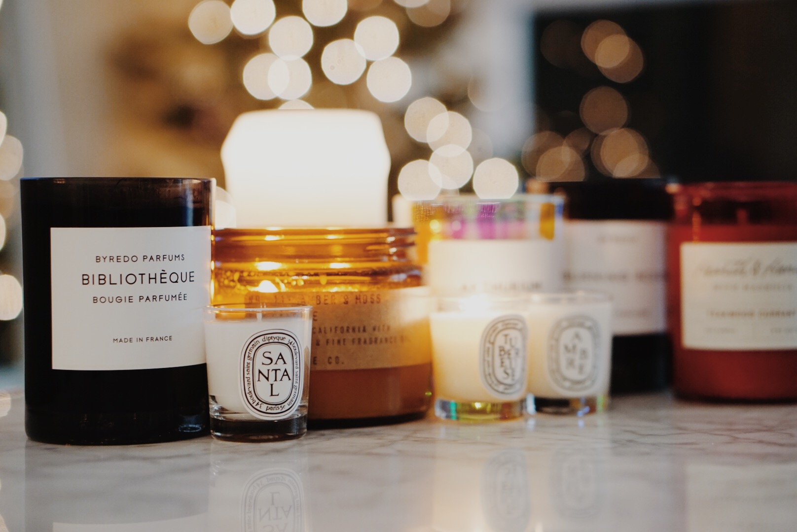 Winter Candle Lineup — C H Y