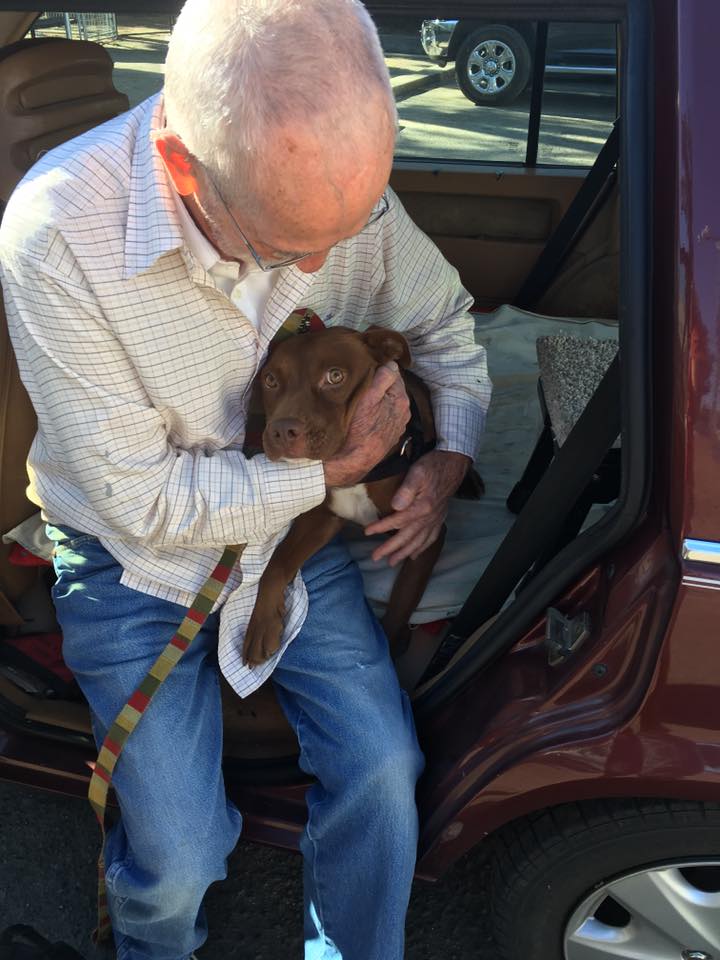Foster embracing Callie on their way home!
