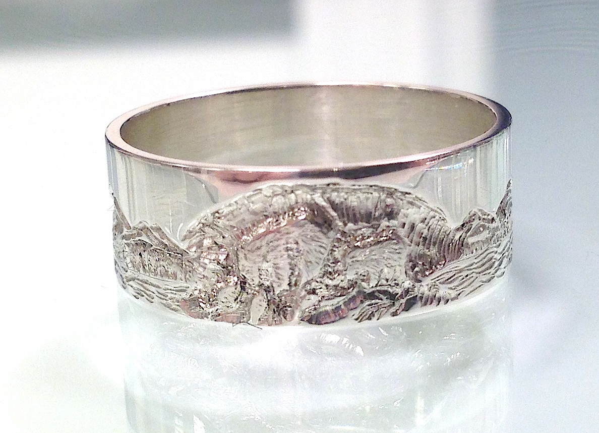 siver ring with grizzly mom and cup.JPG