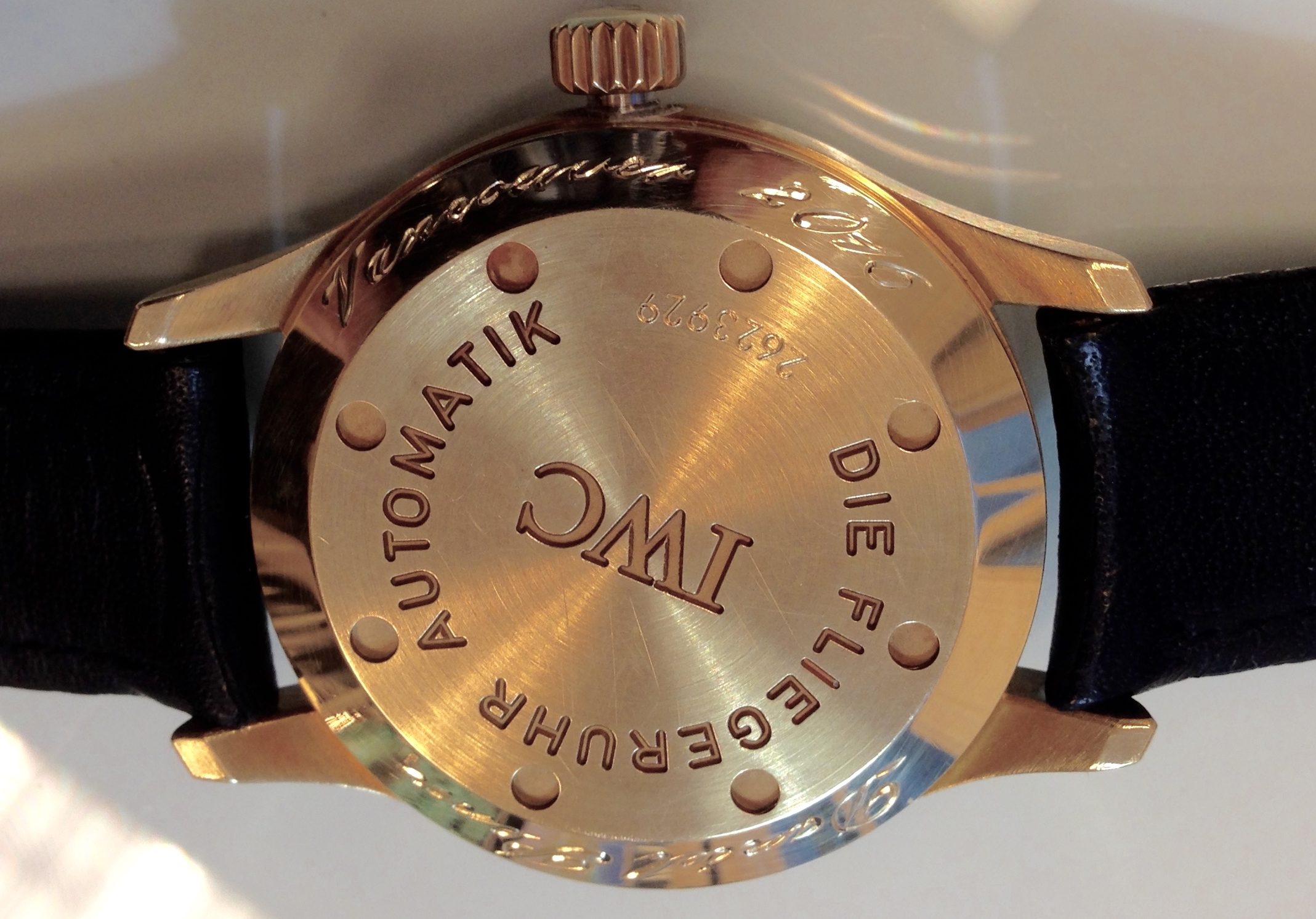 hand engraved watch with lettering