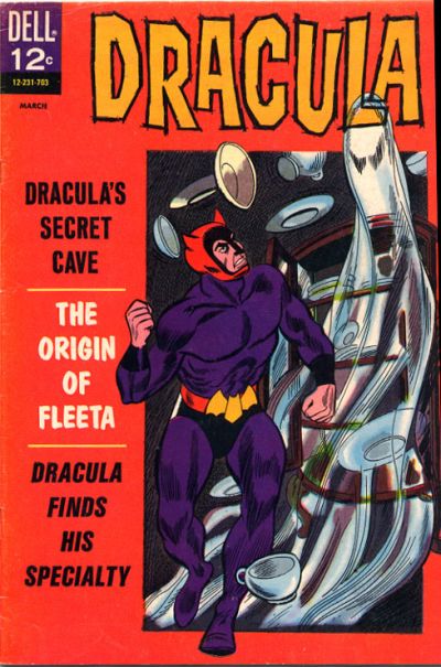 Drac! He's a swinging 60's crimefighter! You'd think the belt would poke him something awful...