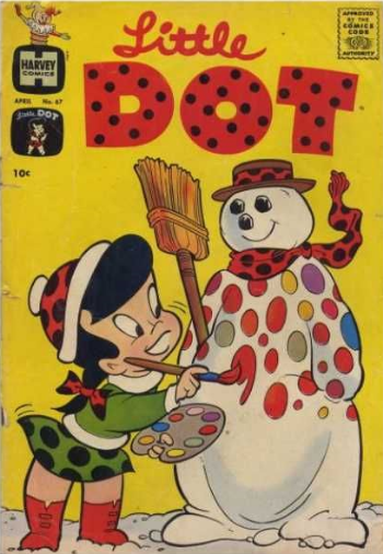 Little Dot had several different titles featuring herself, her friends, her uncles. Yep, she was riding high, until Richie Rich showed up...