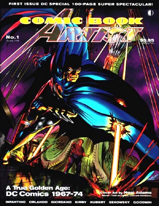 The offending magazine itself: Comic Book Artist #1! Super collectors item!