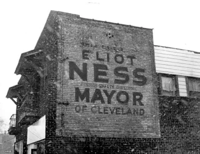 On a wall in Cleveland, Ohio.