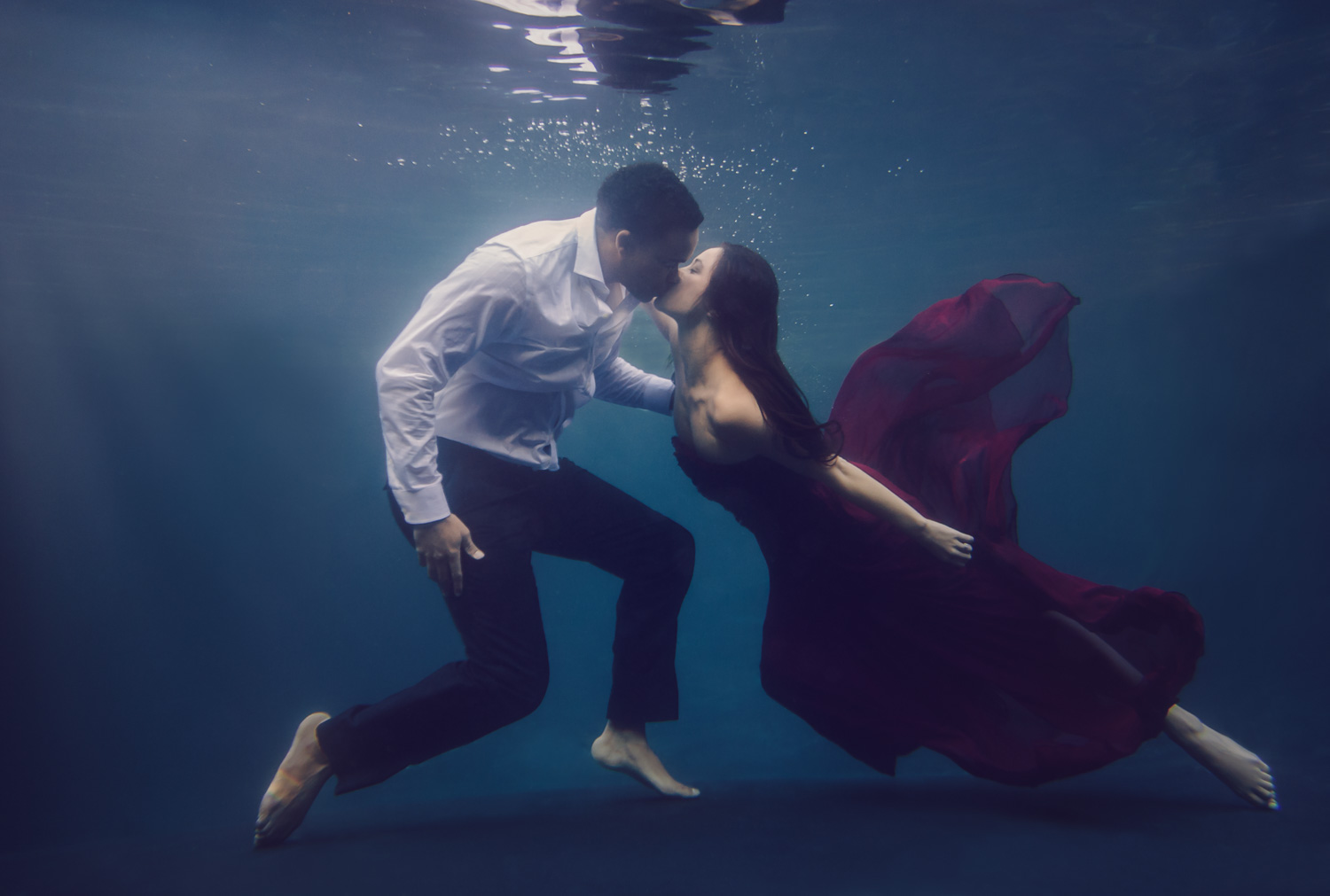 Underwater Engagement // Ashley Petersen Photo