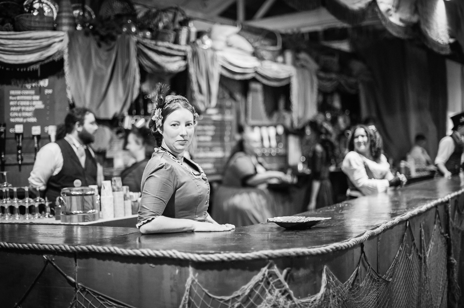 Grab a drink at the Great Dickens Christmas Fair // Ashley Petersen Photo