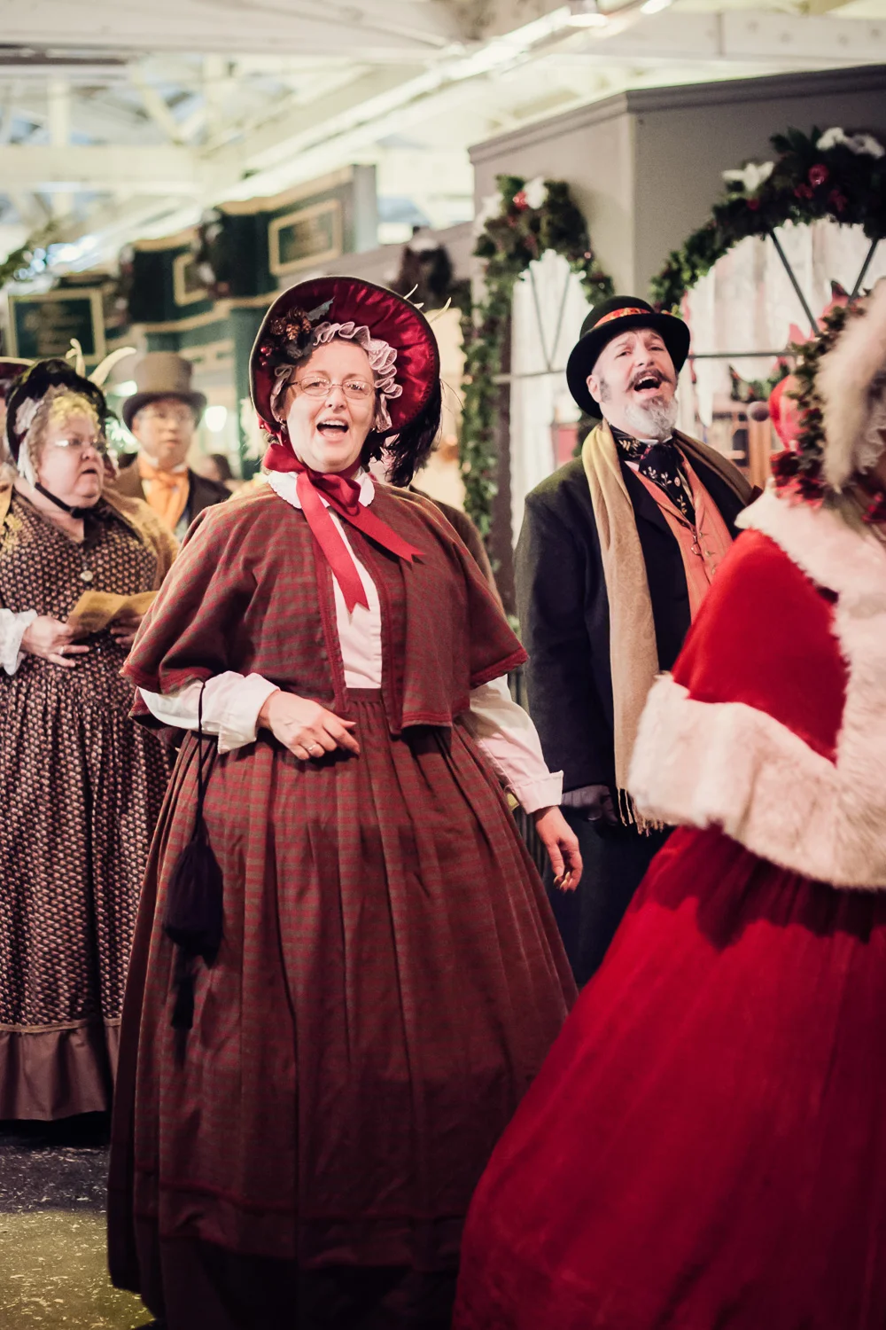 Carolers at the Great Christmas Dickens Fair // Ashley Petersen Photo