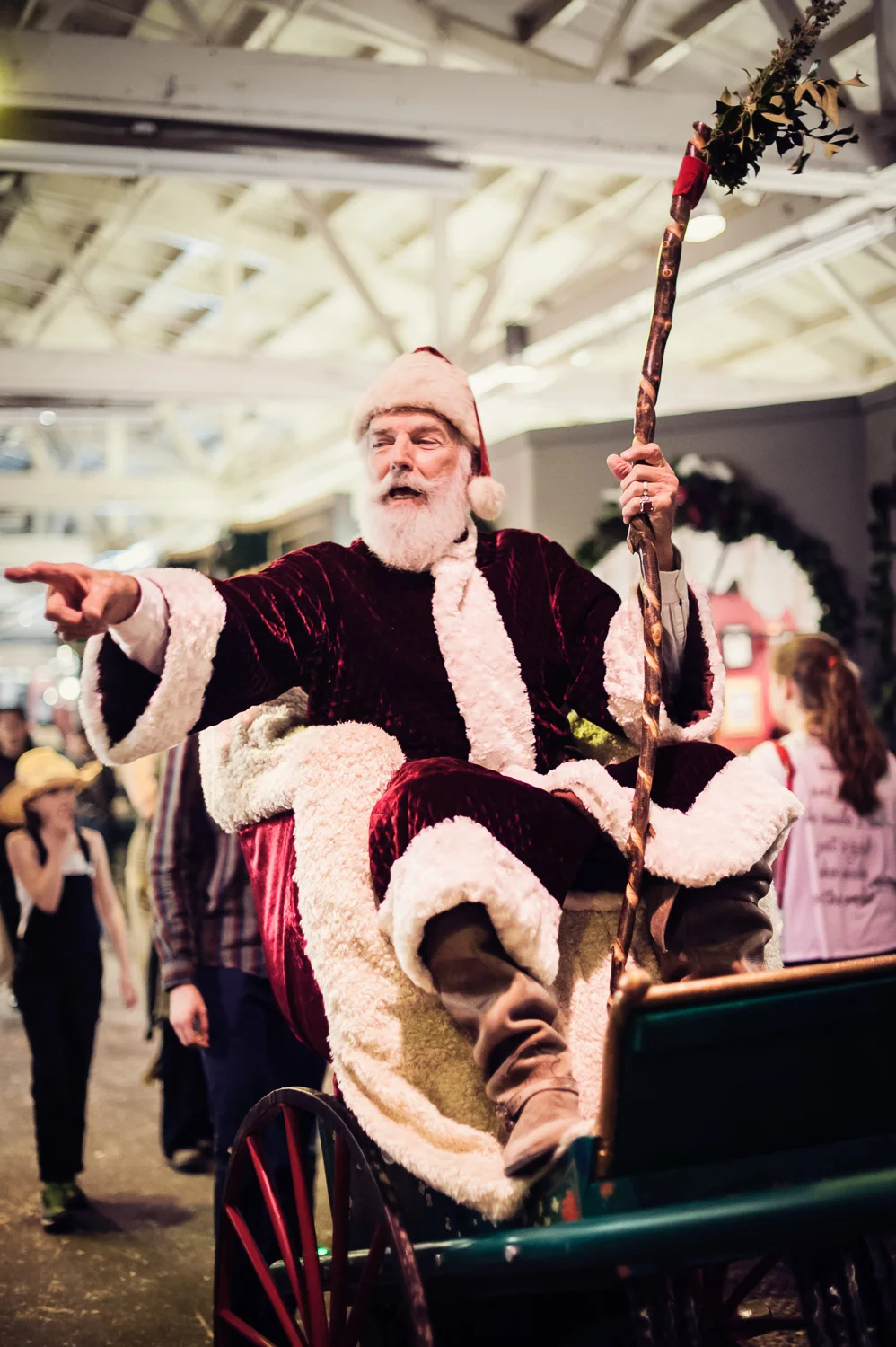 Father Christmas at The Great Christmas Dickens Fair // Ashley Petersen Photo