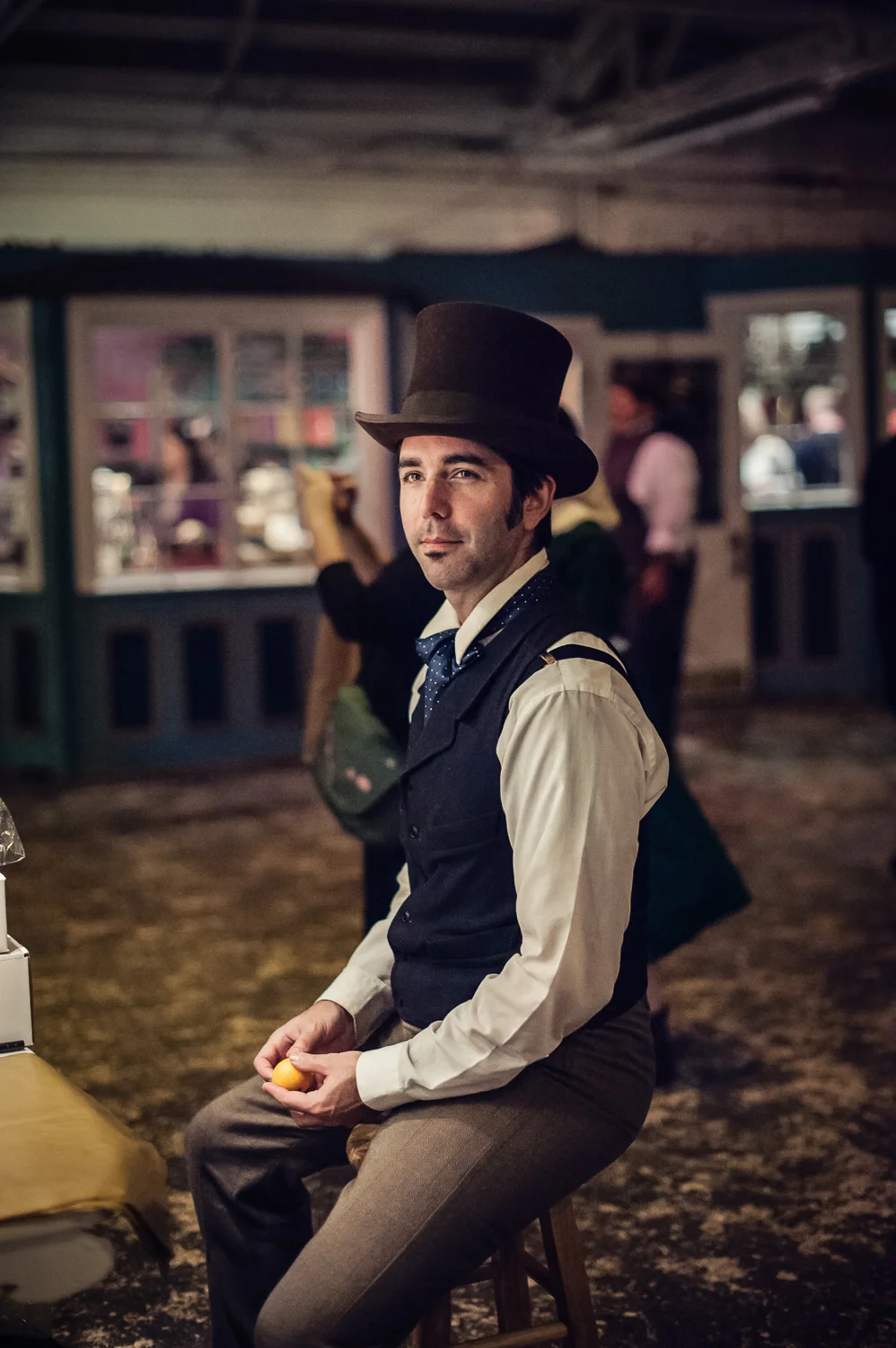 Portrait of an Artist // The Great Christmas Dickens Fair // Ashley Petersen Photo