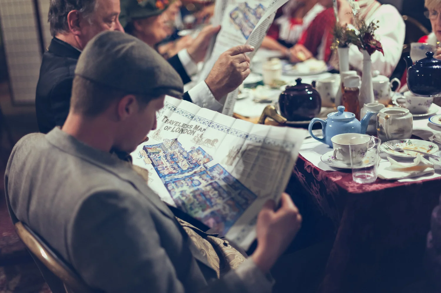 Map of Dickens // The Great Christmas Dickens Fair // Ashley Petersen Photo