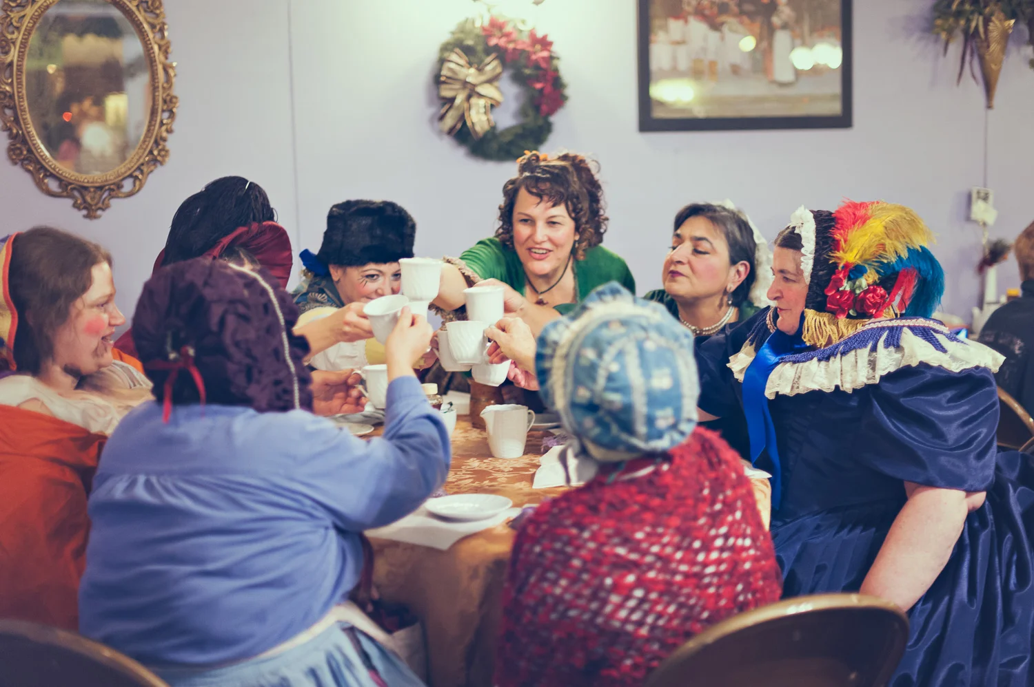 Ladies Tea // The Great Christmas Dickens Fair // Ashley Petersen Photo