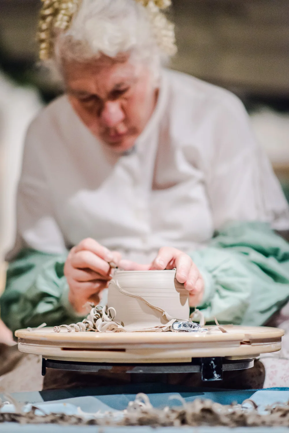 Pottery Making at Dickens Fair // Ashley Petersen Photo
