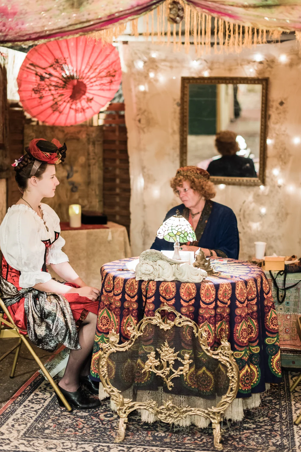 Fortune Teller at Dickens Fair // Ashley Petersen Photo