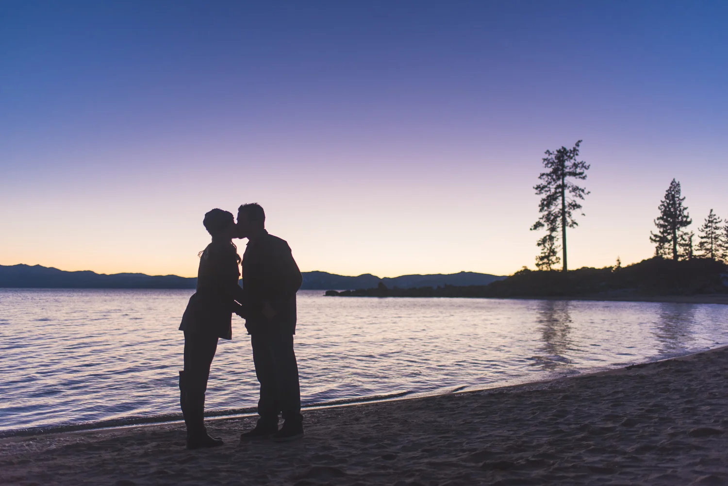 Lake Tahoe Engagement // Ashley Petersen Photo