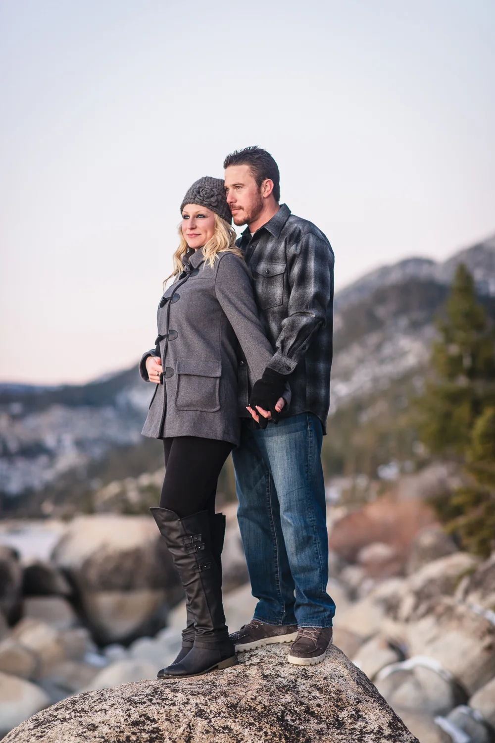 Lake Tahoe Engagement // Ashley Petersen Photo