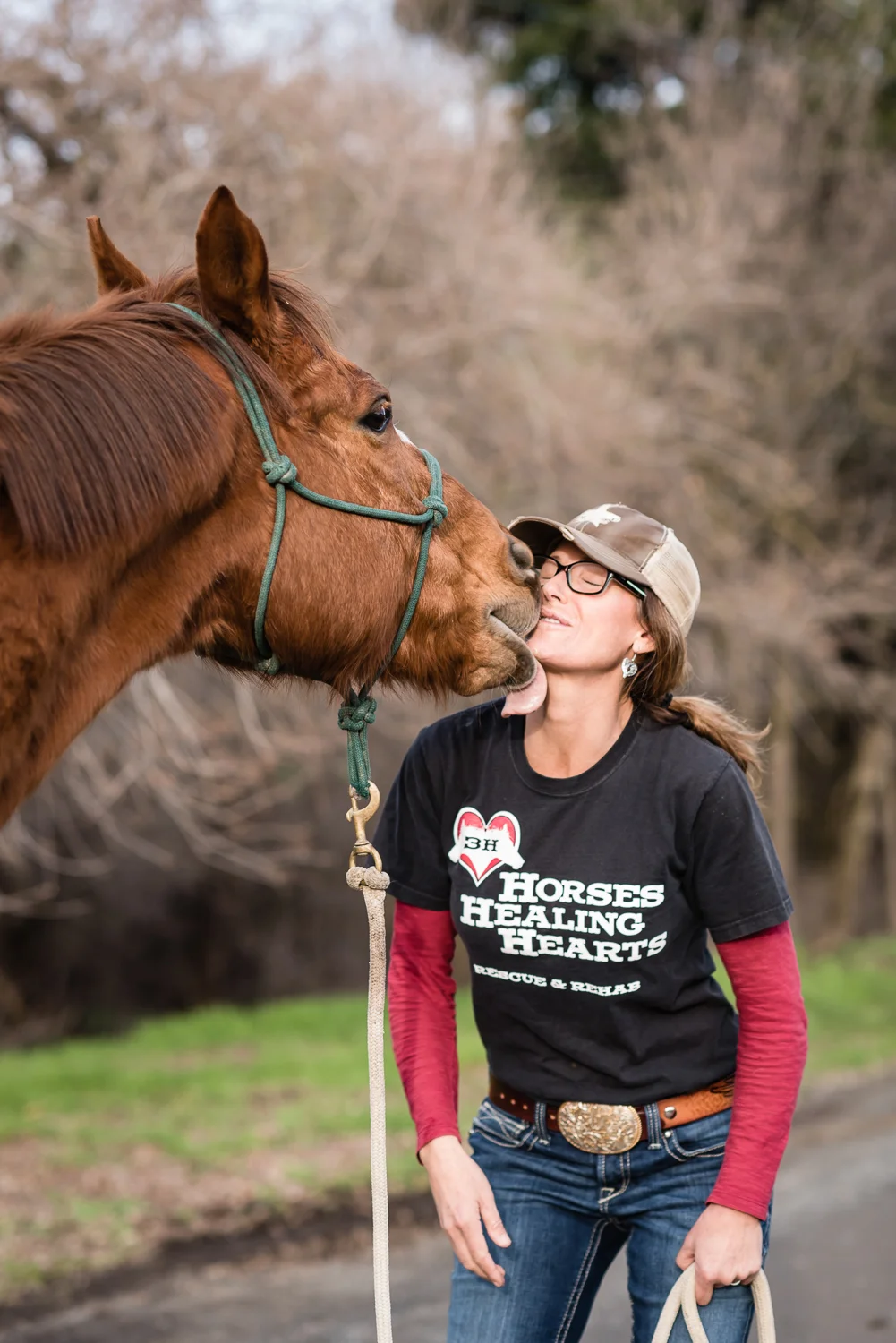 Spirit up for adoption at Horses Healing Hearts // Ashley Petersen Photo