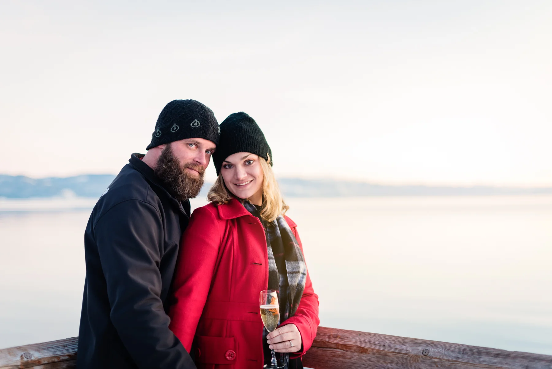 Lake Tahoe Snow Engagement