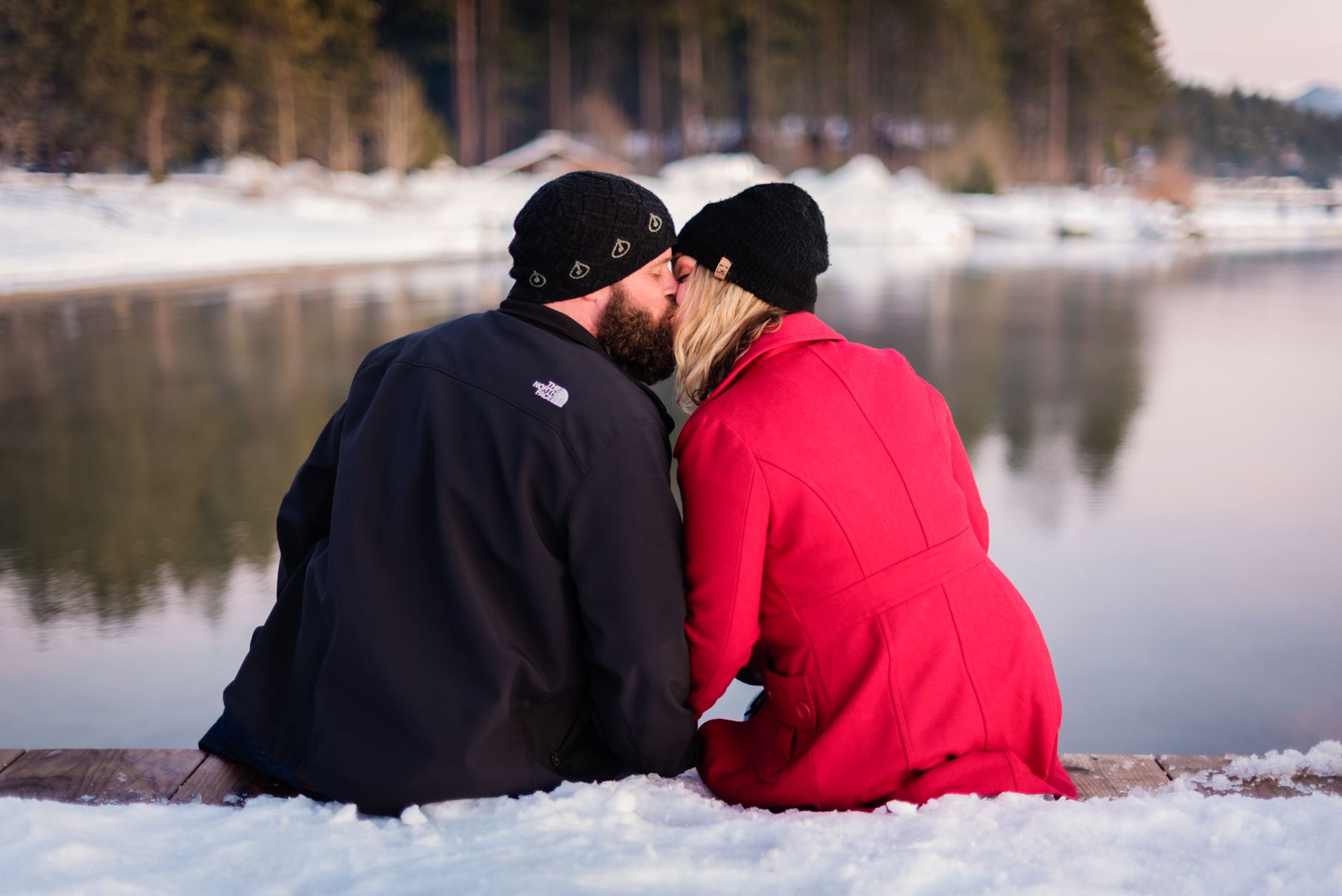 Lake Tahoe Snow Engagement
