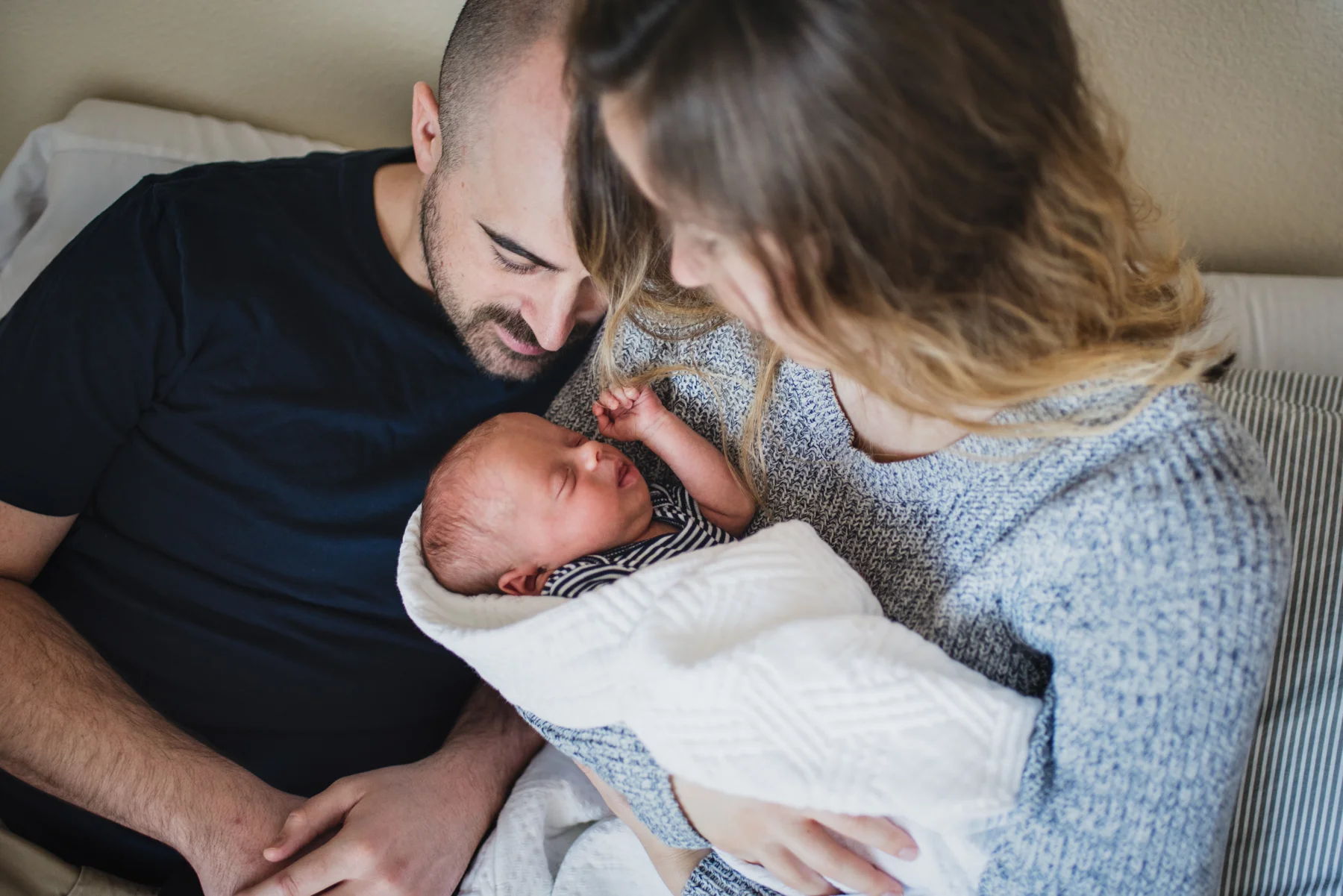 Newborn Home Lifestyle Session in East Bay