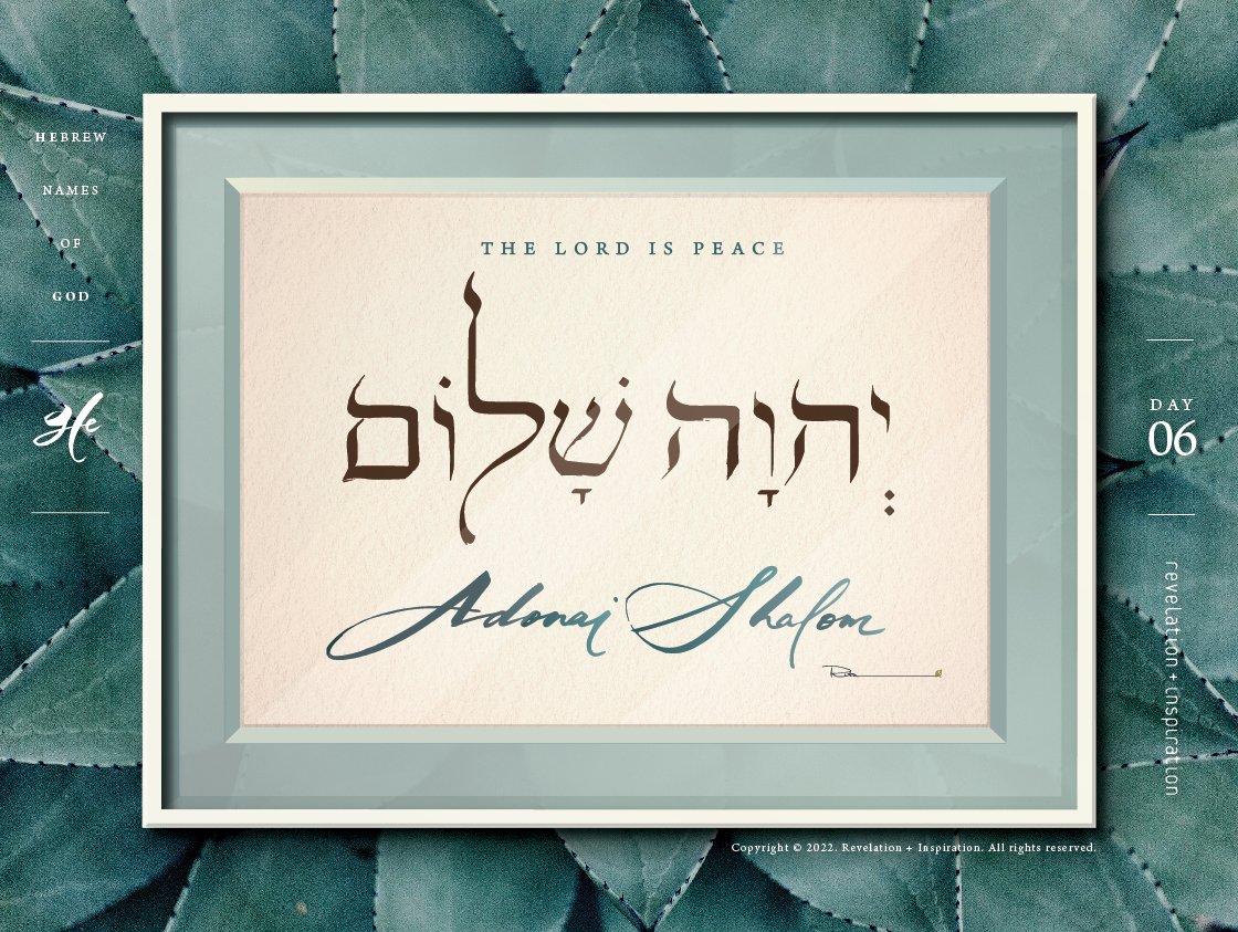 CHS #02 - Adonai Hoo Shalom, The Lord is Peace