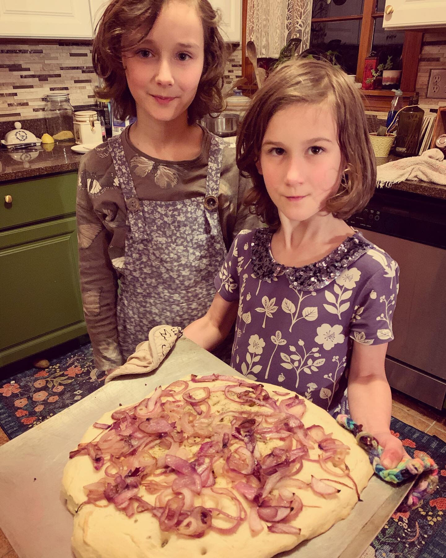 I had hoped to make a pie today, what with it being 3.14, but my children had already set to work making focaccia. I will admit that I&rsquo;m not very good at relinquishing control in the kitchen (or anywhere 😬), but I&rsquo;m working on turning it