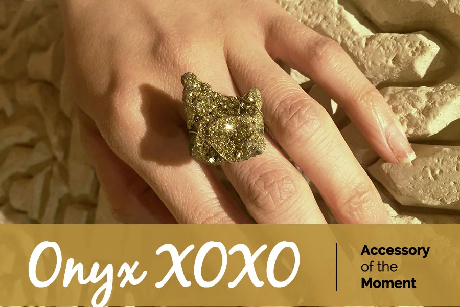 Accessory of the Moment: Onyx XOXO