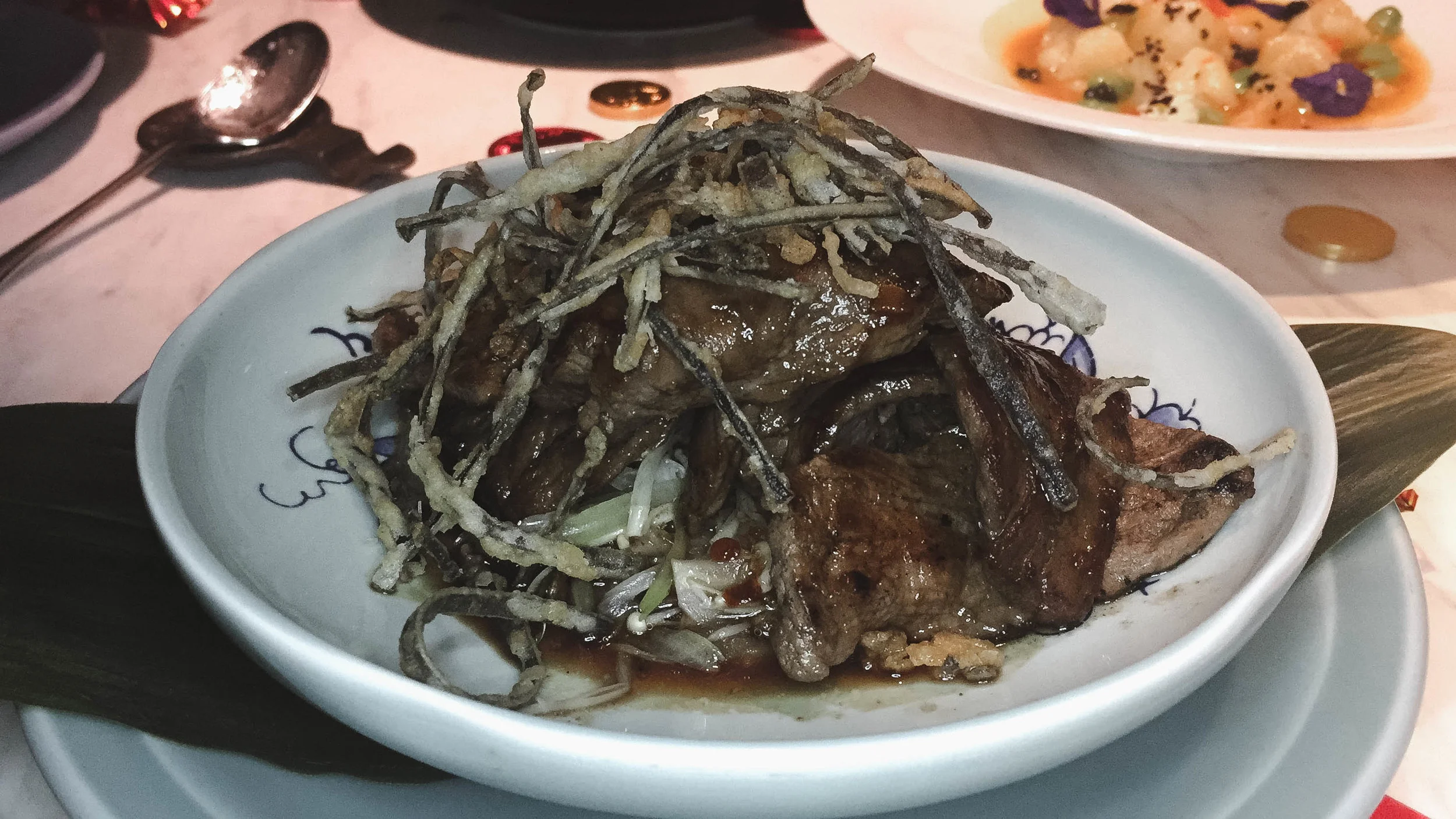 Rhug estate organic lamb in seaweed soy