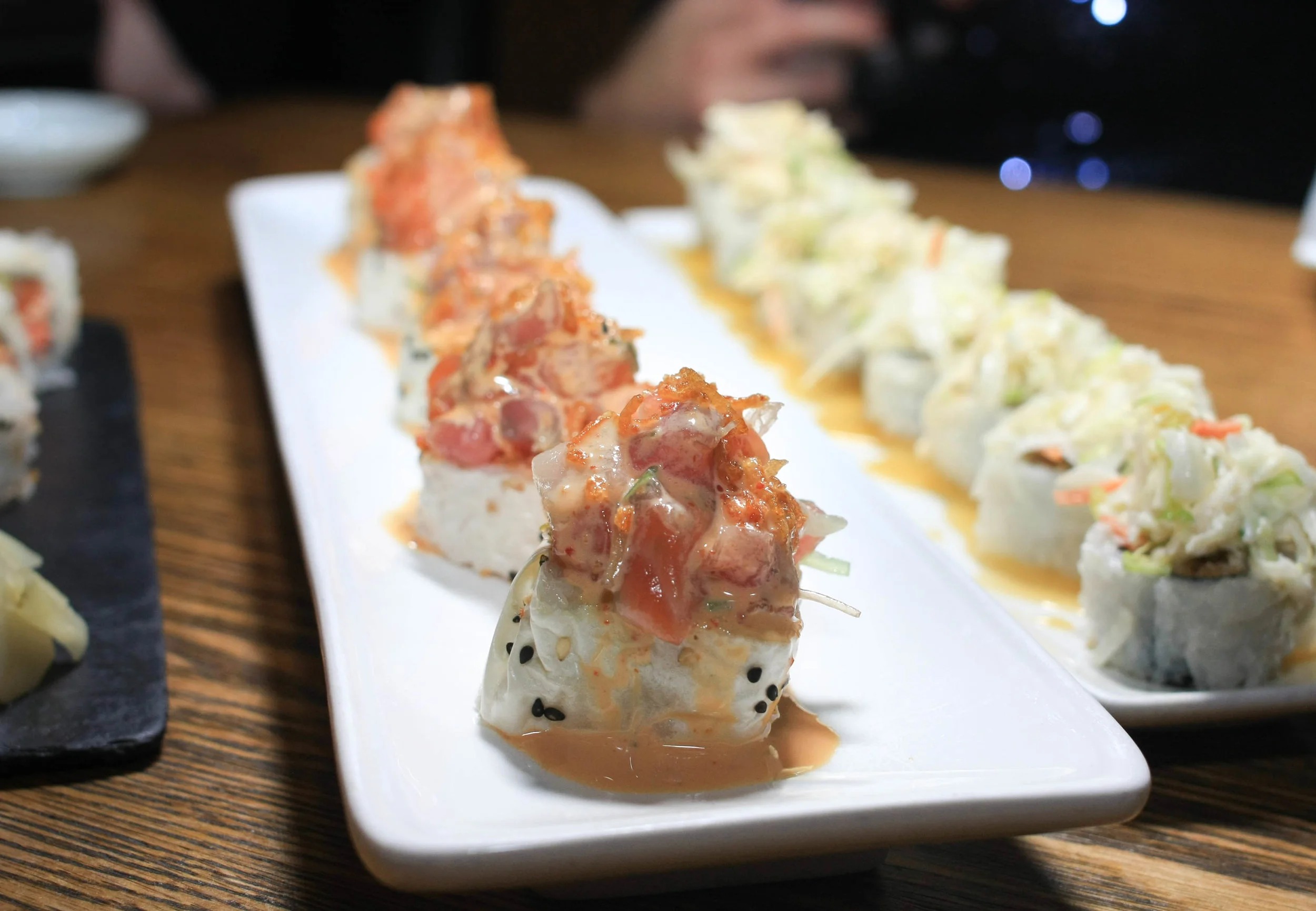Hott Mess Roll - Crab, sashimi pole, avocado, screaming o sauce
