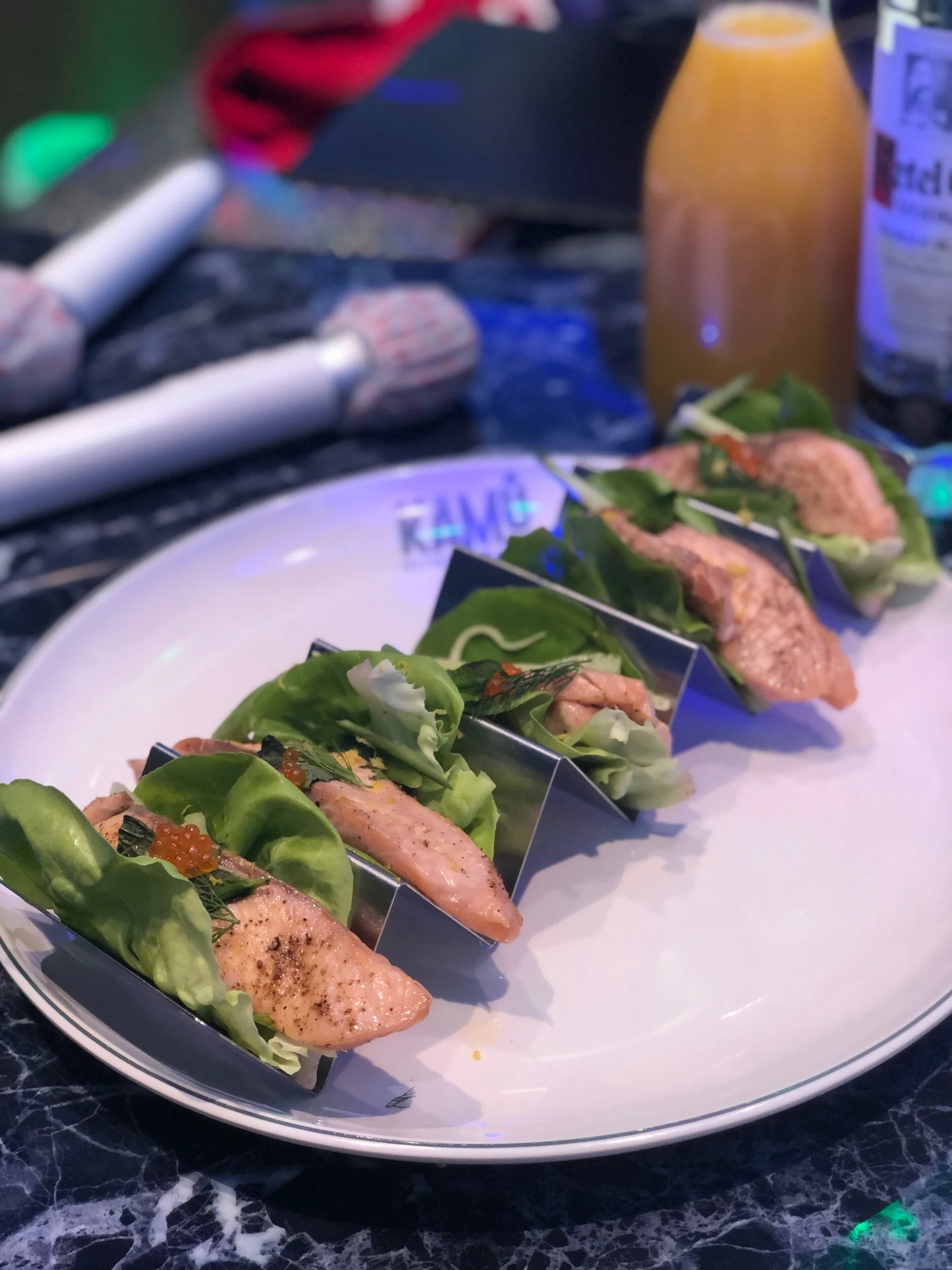 Salmon Butter Lettuce Wraps