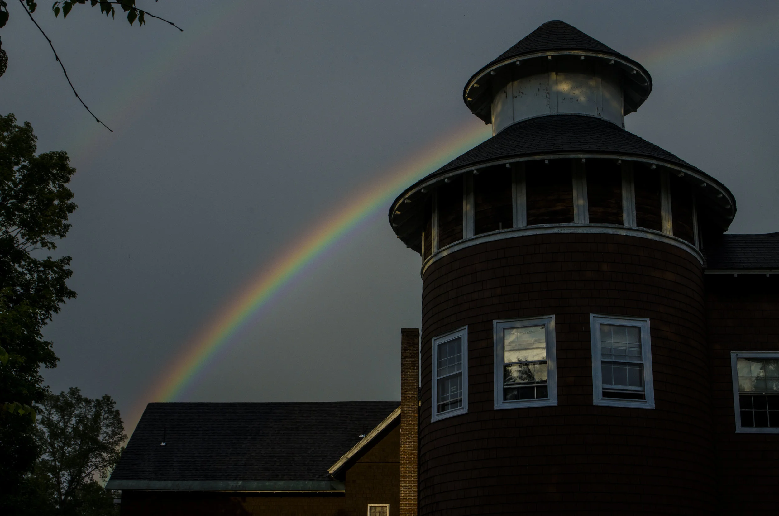 Rainbow over Goddard HaybarnRainbow Over Haybarn.JPG