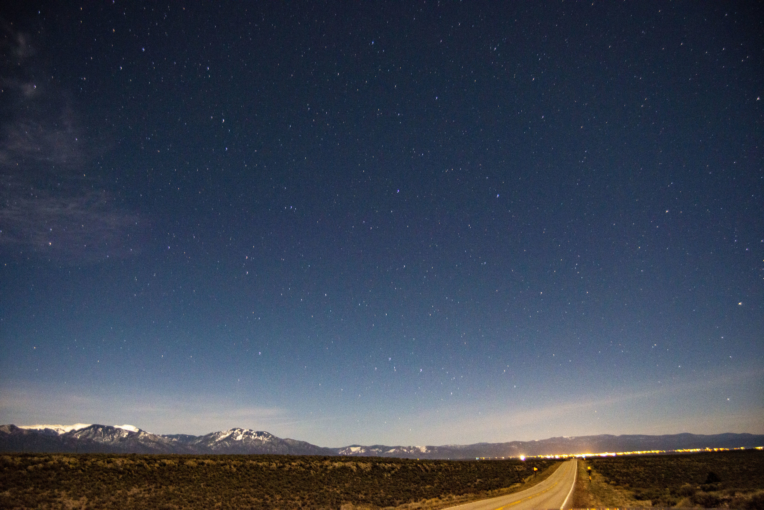 Stars over Taos & Taos Mountains.JPG