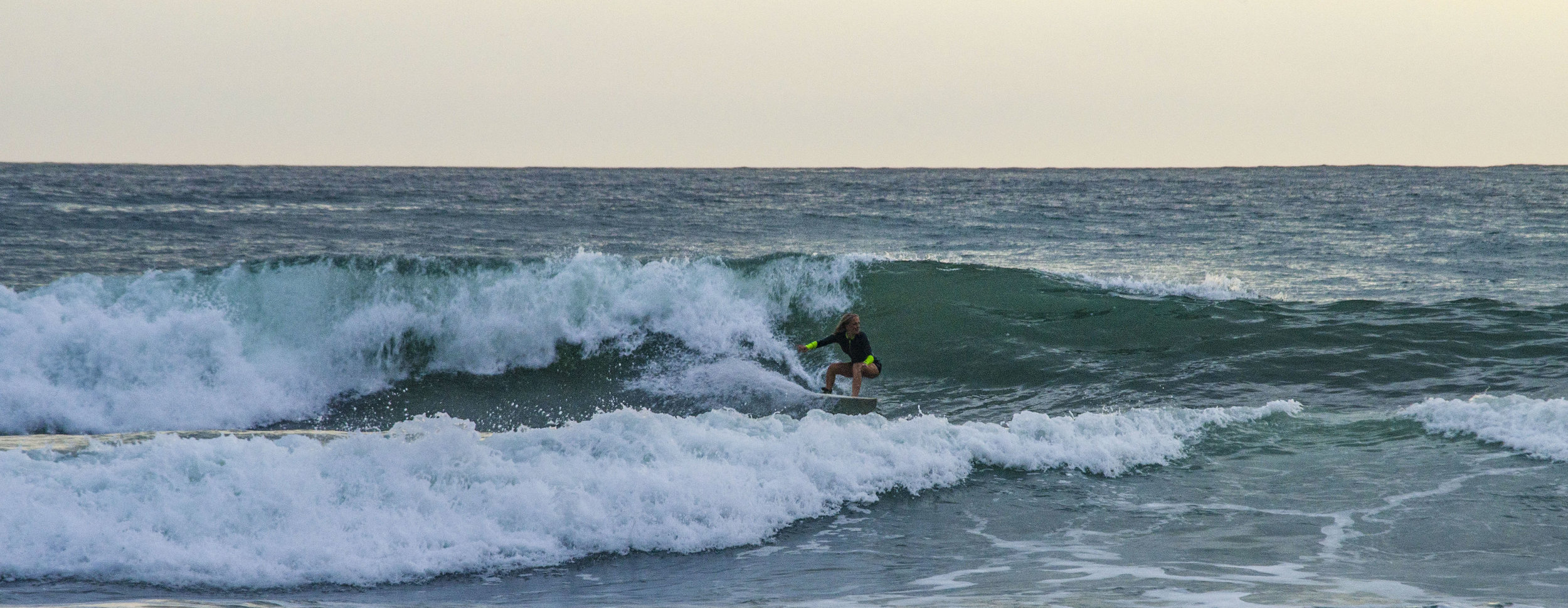 Eva Surfing Santa Teresa .JPG