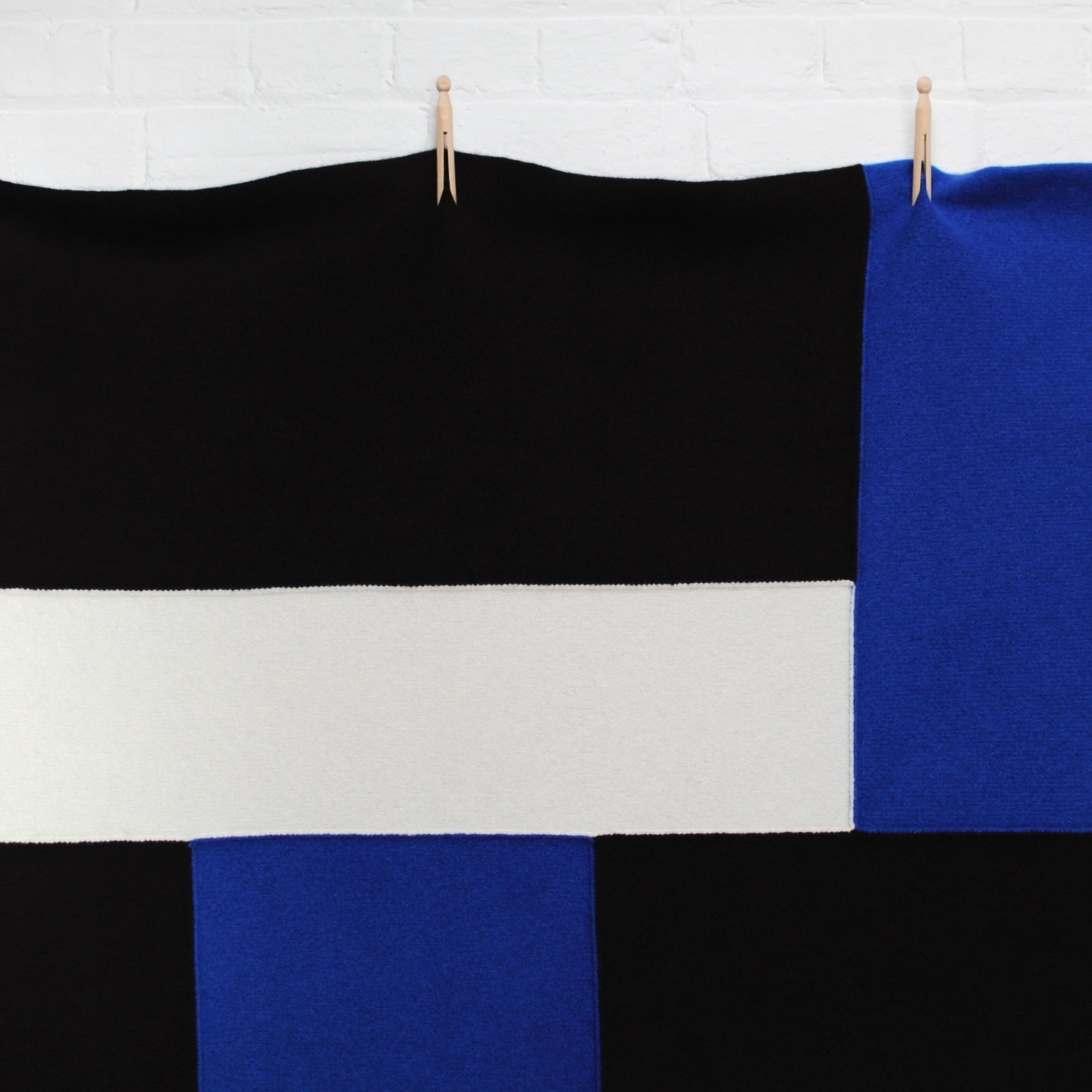 COMPOSITION - Blanket.
Ultramarine/Bitter Chocolate/Undyed White.
Hand framed, linked and finished in-house.
Superfine RSW Lambswool.
Limited Edition.
Coming online this week.
shepherdengland.com